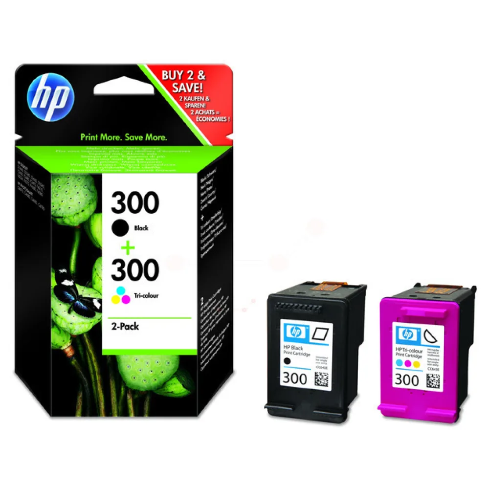 Original HP CN637EE / 300 Druckkopfpatrone Multipack