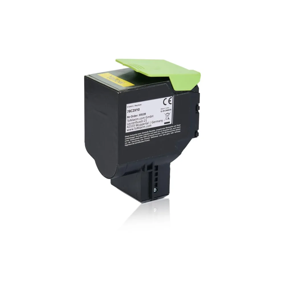 Kompatibel zu Lexmark 78C2XY0 Tonerkartusche, gelb