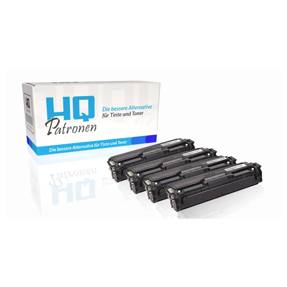 Multipack kompatibel zu Samsung / HP CLT-P504C/ELS / C504 / SU400A enthält 4x Tonerkartusche