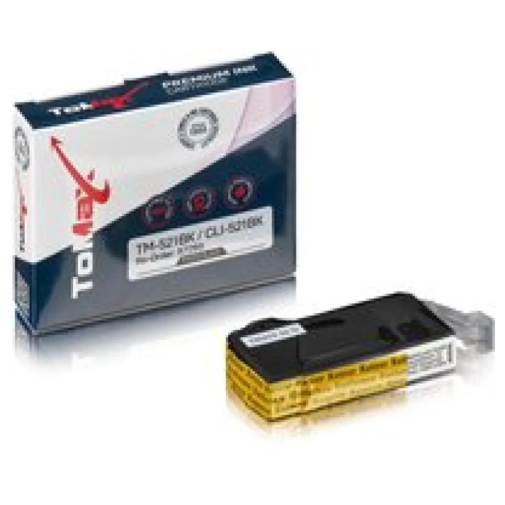 ToMax Premium ersetzt Canon 2933B001 / CLI-521BK Tintenpatrone, foto schwarz – Bild 2