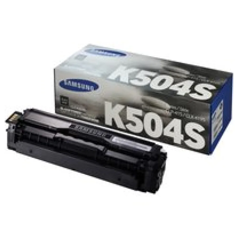 Original Samsung / HP SU158A / CLTK504S Toner schwarz – Bild 2