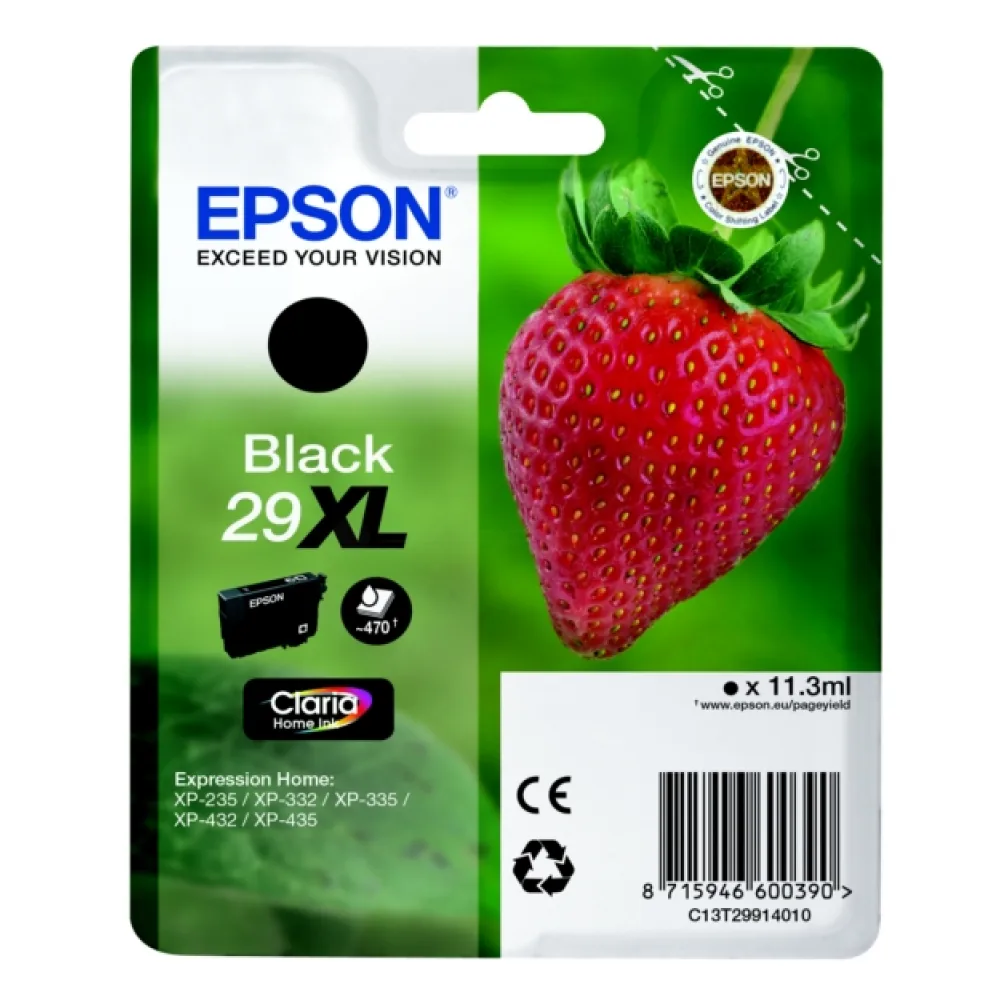 Original Epson C13T29914012 / 29XL Tintenpatrone schwarz