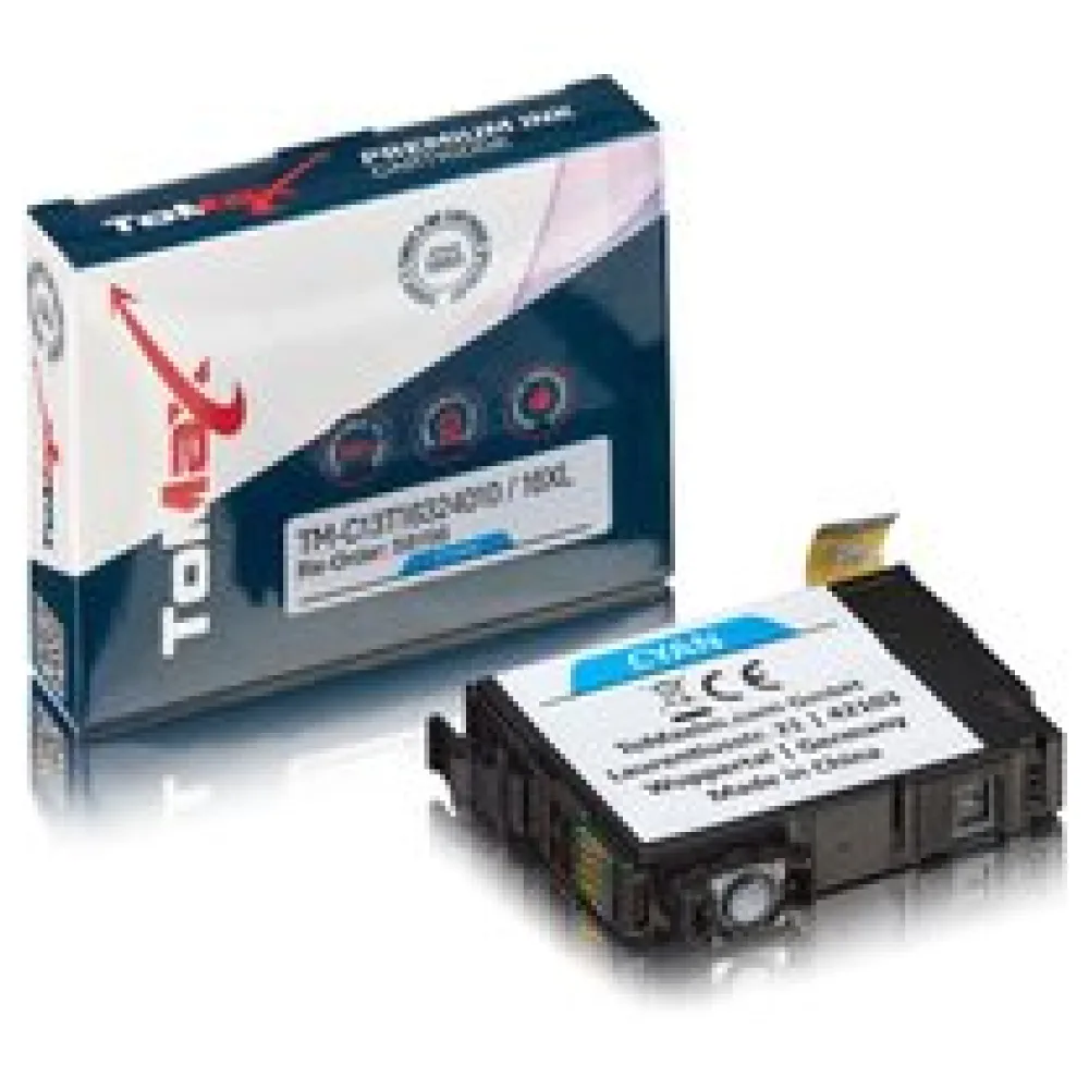 ToMax Premium ersetzt Epson C13T16324010 / 16XL Tintenpatrone, cyan – Bild 2