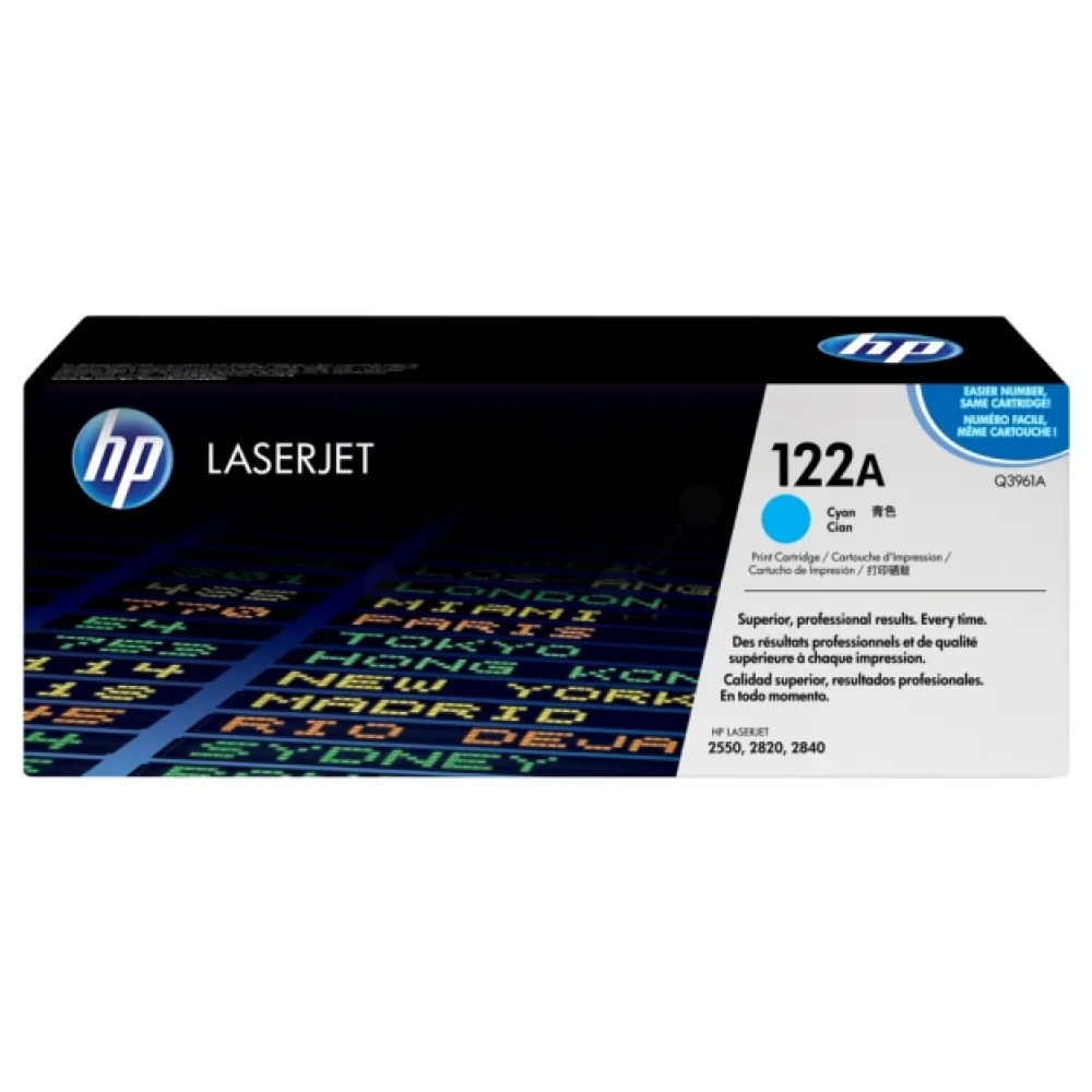 Original HP Q3961A / 122A Toner cyan
