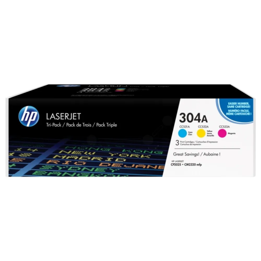Original HP CF372AM / 304A Toner Multipack