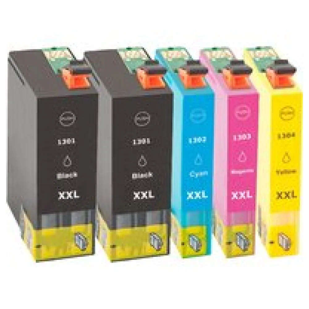 Multipack kompatibel zu Epson C13T13014010 / T1301 enthält 5x Tintenpatrone – Bild 2