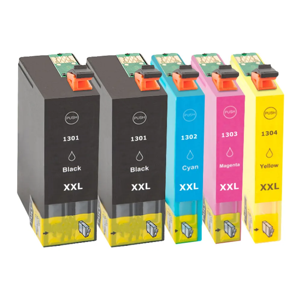 Multipack kompatibel zu Epson C13T13014010 / T1301 enthält 5x Tintenpatrone