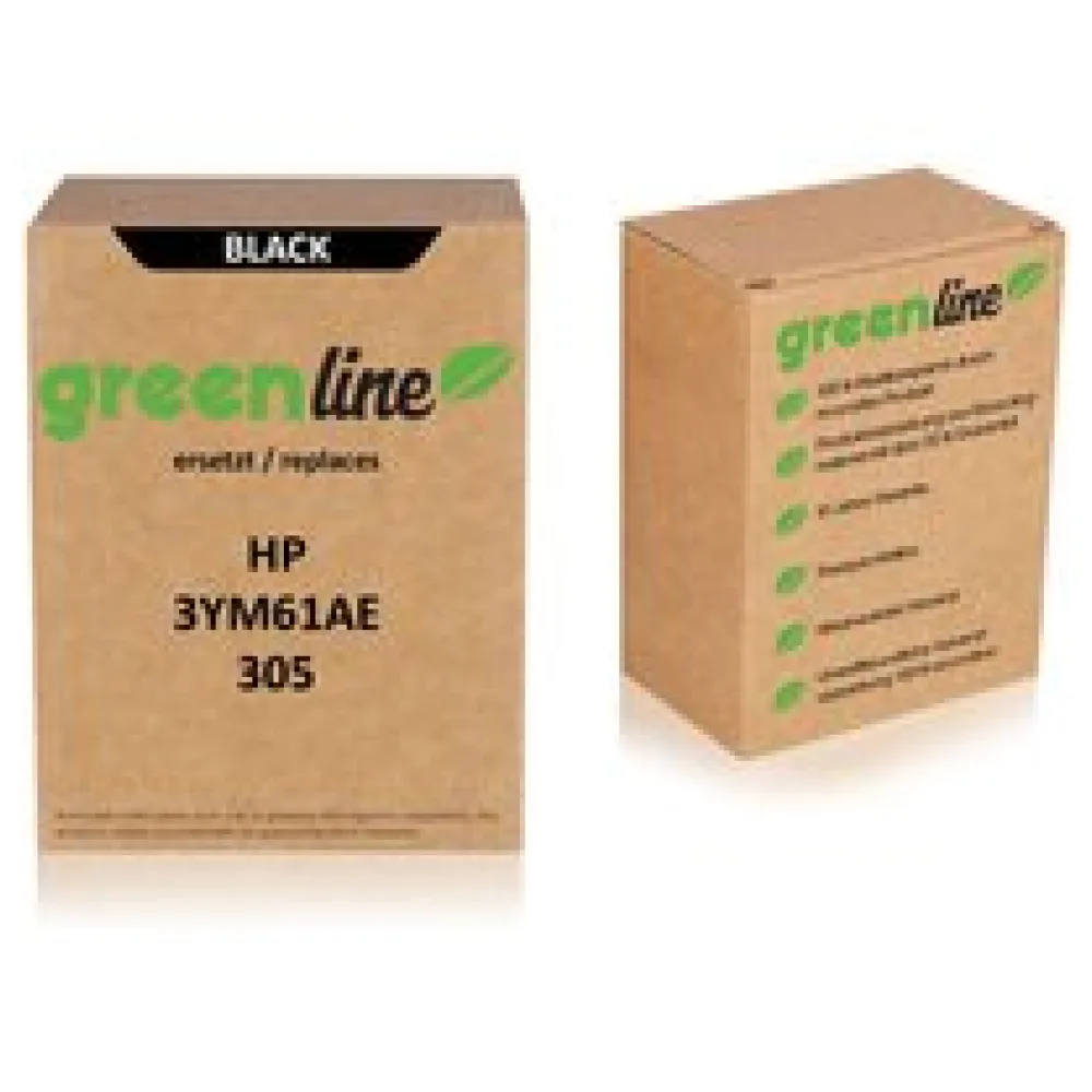 greenline ersetzt HP 3YM61AE / 305 XL Druckkopfpatrone, schwarz – Bild 2