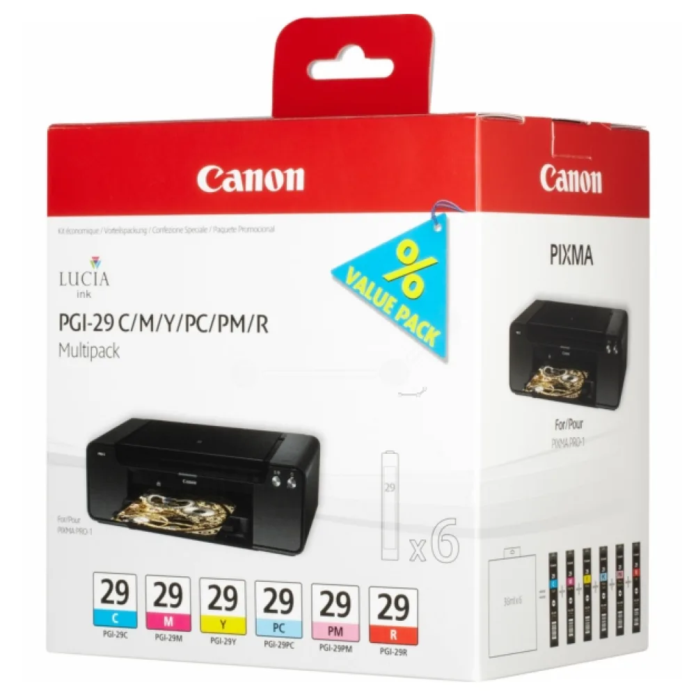 Original Canon 4873B005 / PGI29 Tintenpatrone Multipack