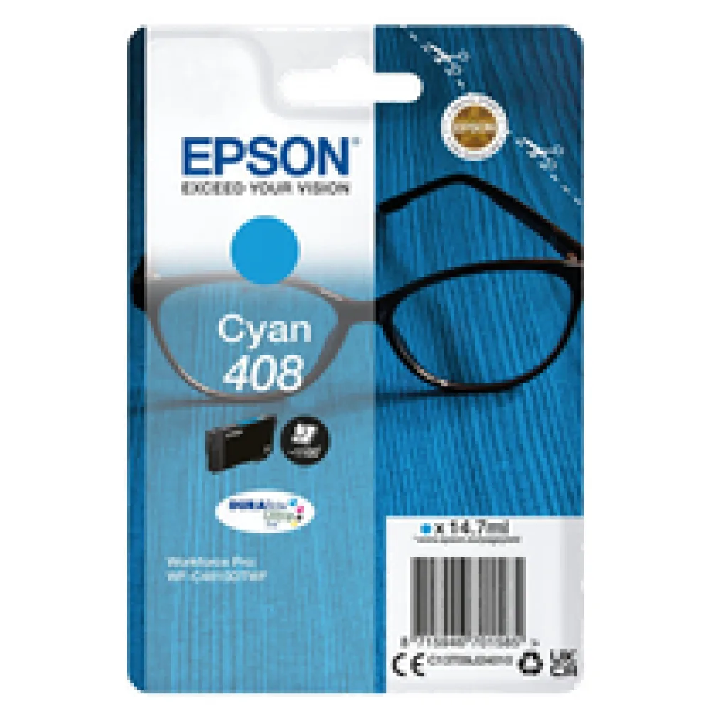 Original Epson C13T09J24010 / 408 Tintenpatrone cyan – Bild 2