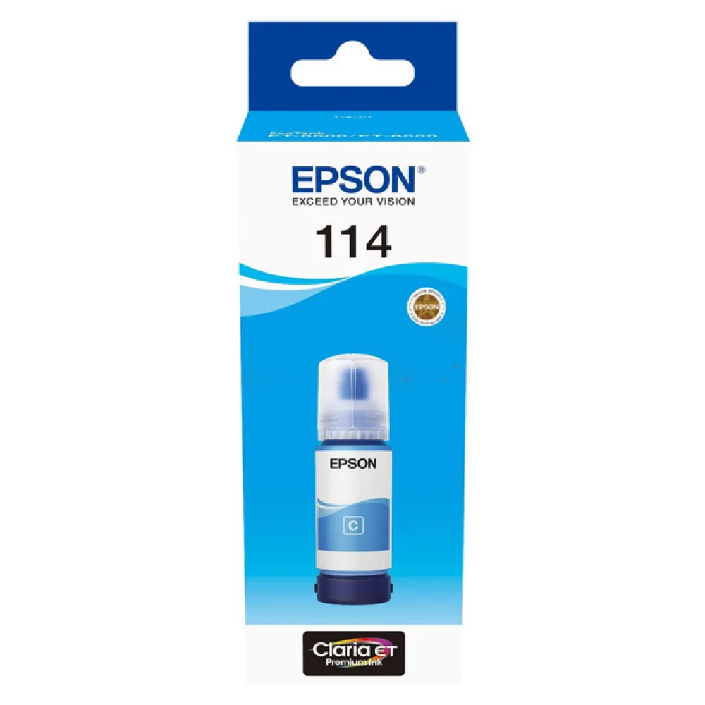 Kompatibel zu Epson C13T07B240 / 114 Tintenflasche, cyan