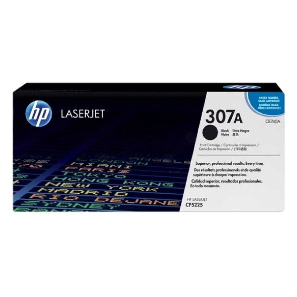 Original HP CE740A / 307A Toner schwarz