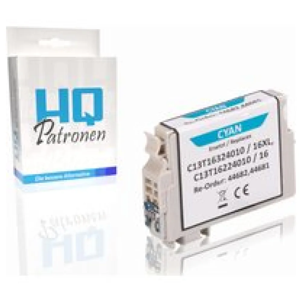 Kompatibel zu Epson C13T16324010 / 16XL Tintenpatrone, cyan – Bild 2