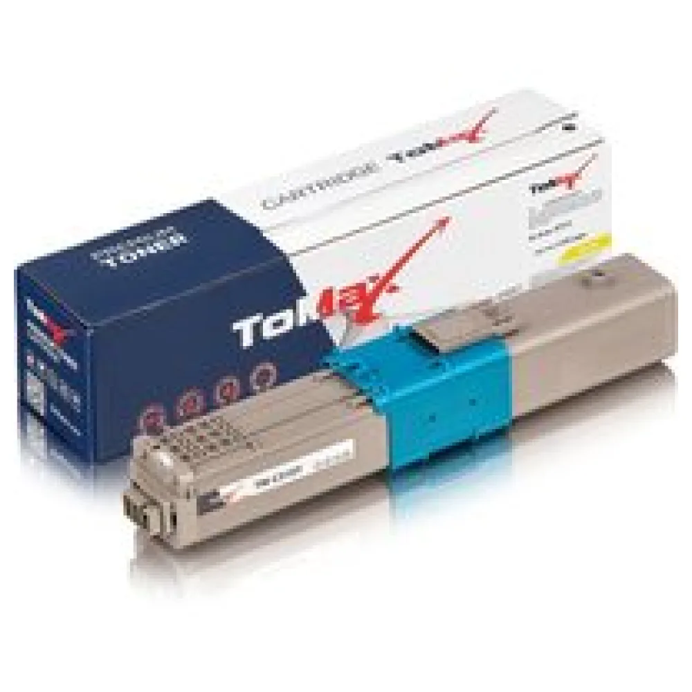 ToMax Premium ersetzt OKI 44469704 / C310 Toner, gelb – Bild 2