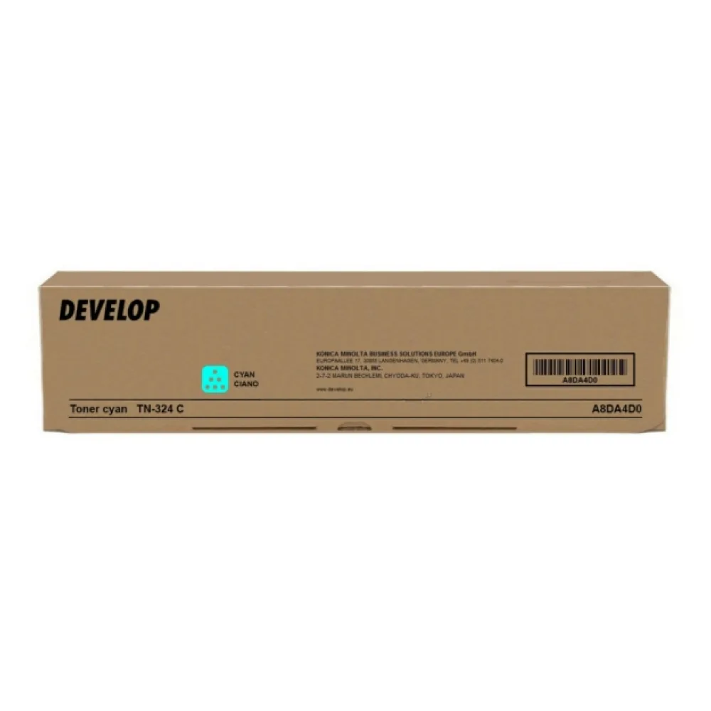 Original Develop A8DA4D0 / TN324C Toner cyan
