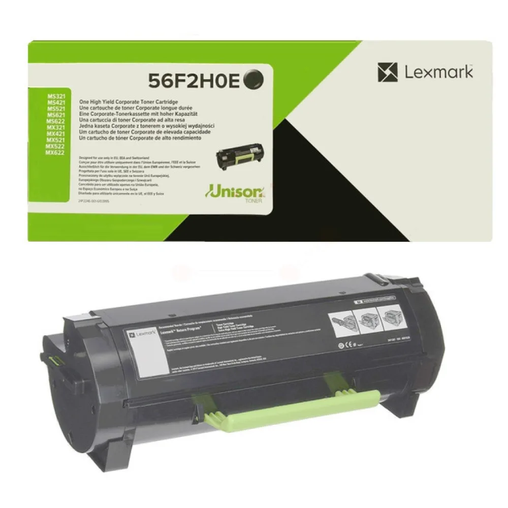 Original Lexmark 56F2H0E Toner schwarz