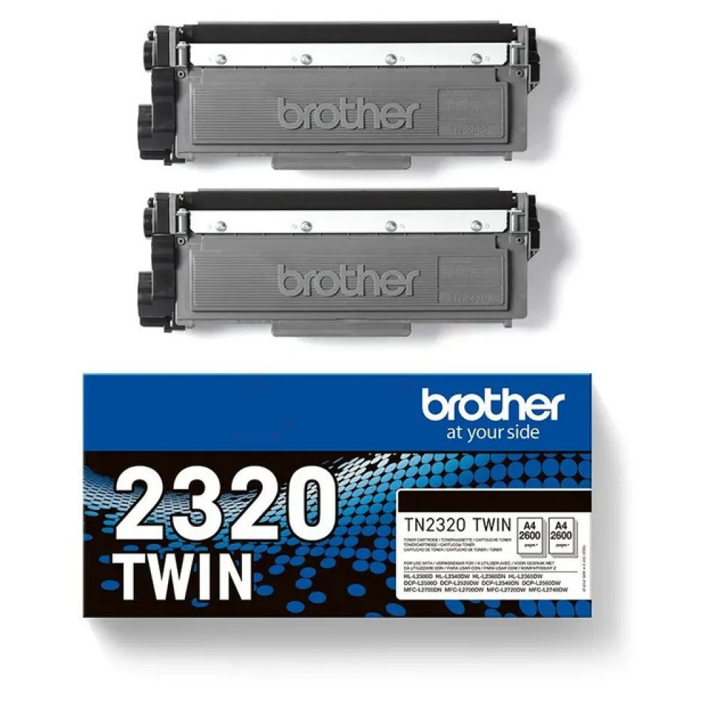 Original Brother TN2320TWIN Toner schwarz