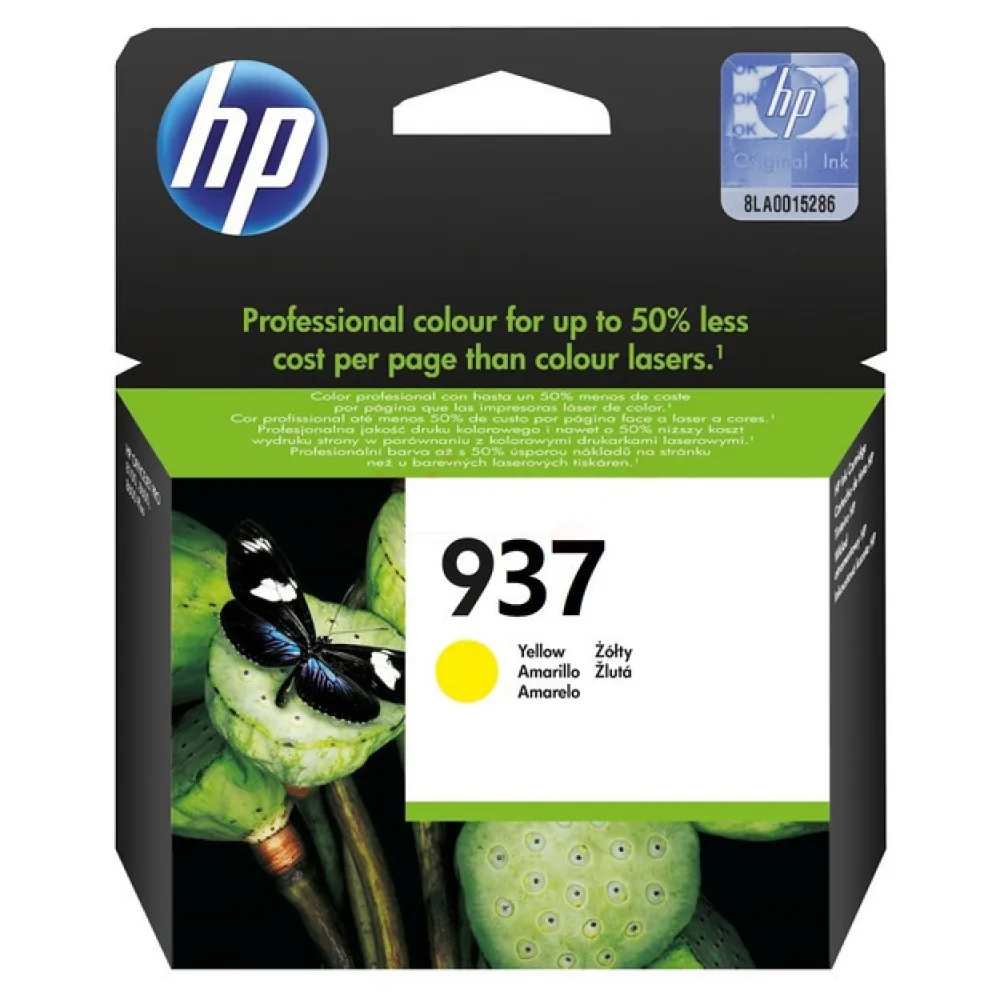 Original HP 4S6W4NE / 937 Druckkopfpatrone gelb