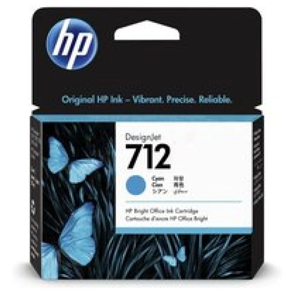Original HP 3ED67A / 712 Tintenpatrone cyan – Bild 2
