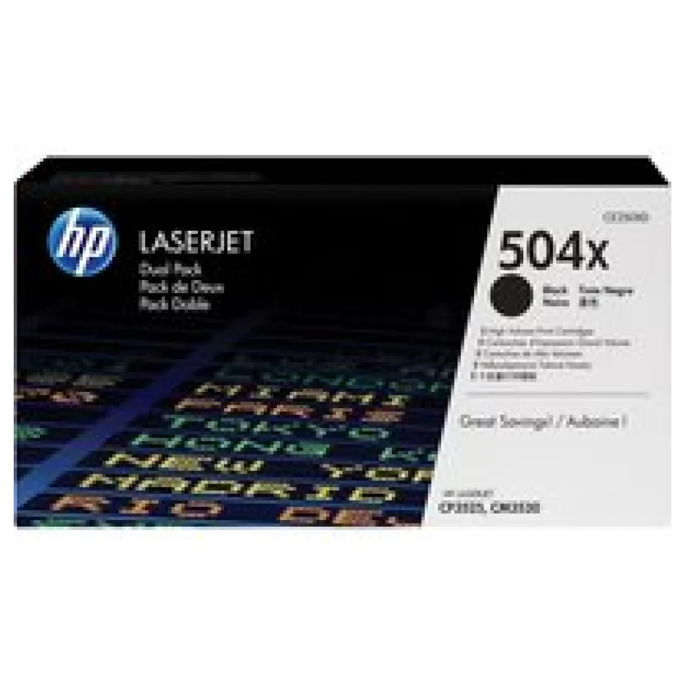 Original HP CE250XD / 504X Toner schwarz – Bild 2