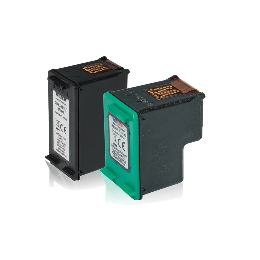 Multipack kompatibel zu HP SD412EE / 350+351 XXL enthält 2x Tintenpatrone