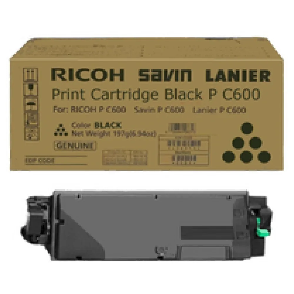 Original Ricoh 408314 / PC600 Toner schwarz – Bild 2