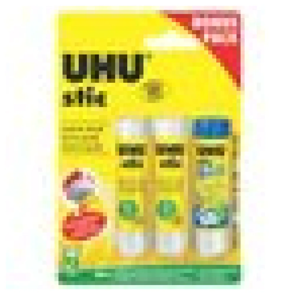 UHU Klebestift-Bonuspaket, ohne Lösungsmittel, 3x8,2 g – Bild 3