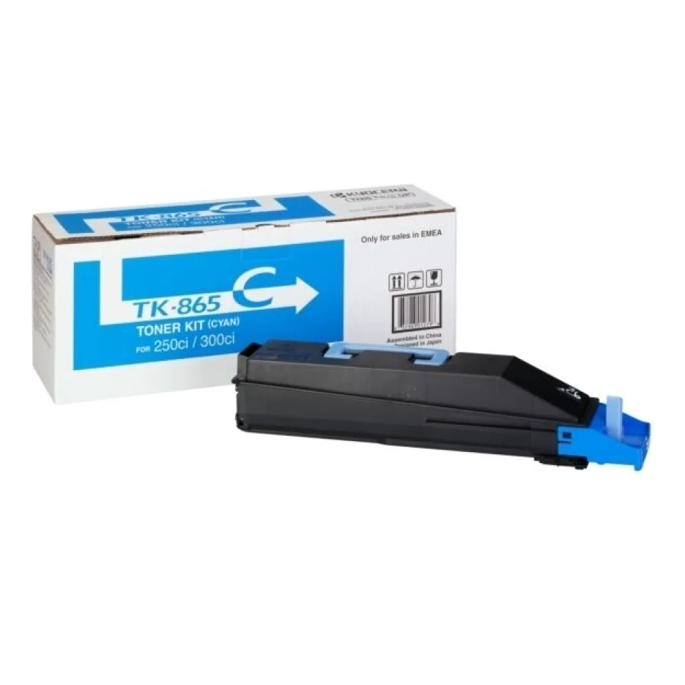 Original Kyocera 1T02JZCEU0 / TK865C Toner cyan