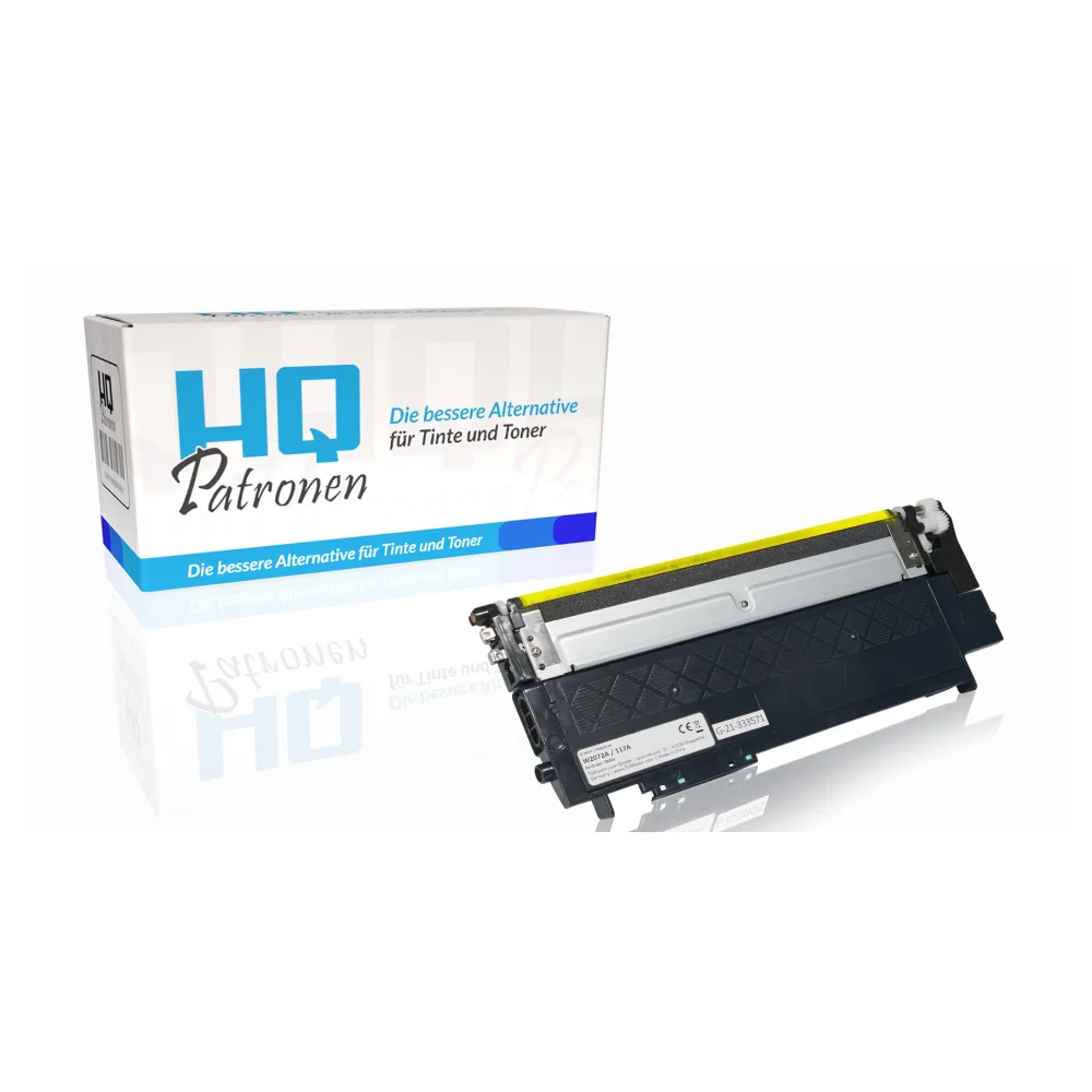 Kompatibel zu HP W2072A / 117A Tonerkartusche, gelb
