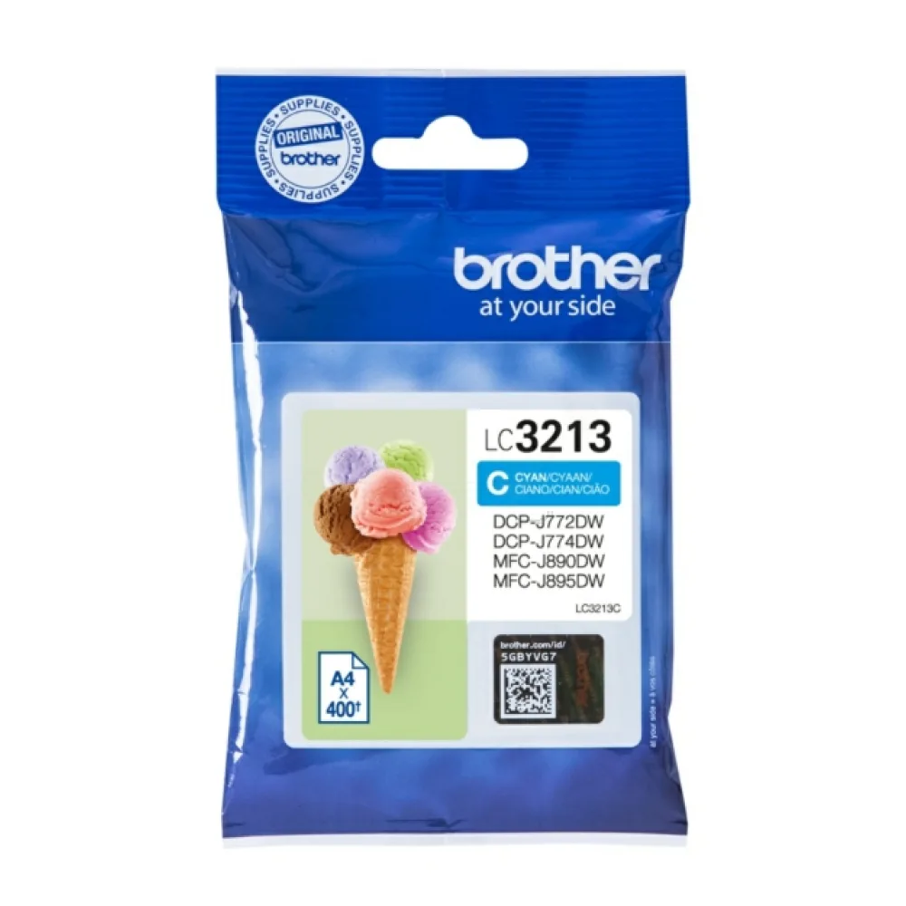 Original Brother LC3213C Tintenpatrone cyan