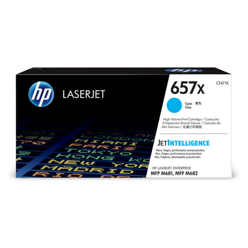Original HP CF471X / 657X Toner cyan