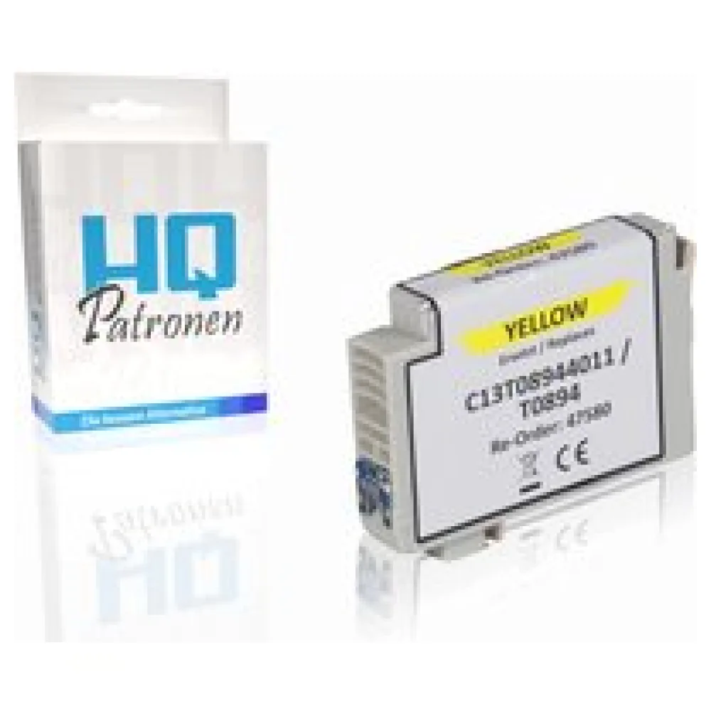 Kompatibel zu Epson C13T08944011 / T0894 Tintenpatrone, gelb – Bild 2
