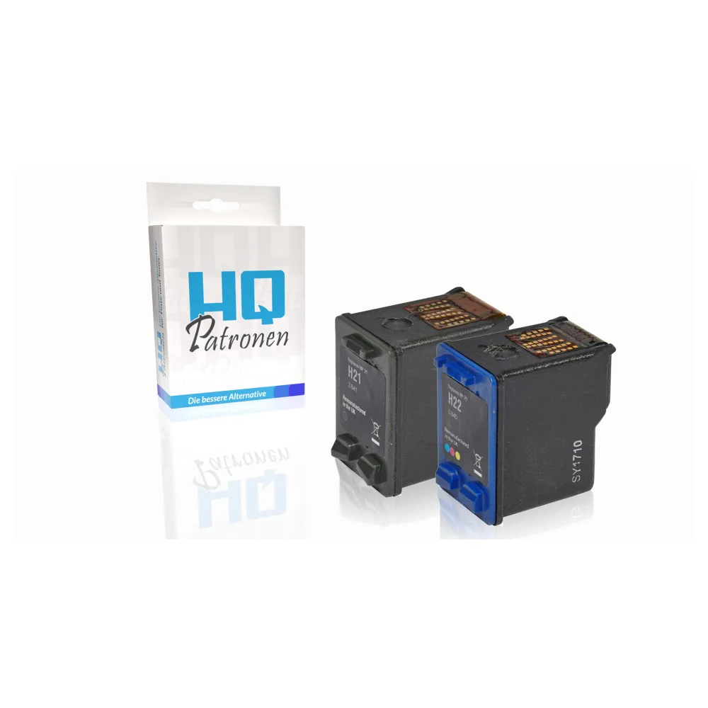 Multipack kompatibel zu HP SD367AE / 21+22 enthält 2x Druckkopfpatrone