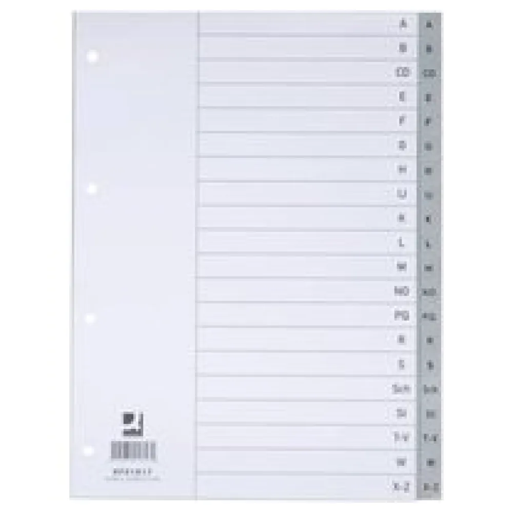 Q-CONNECT Register A-Z, A4, grau – Bild 2