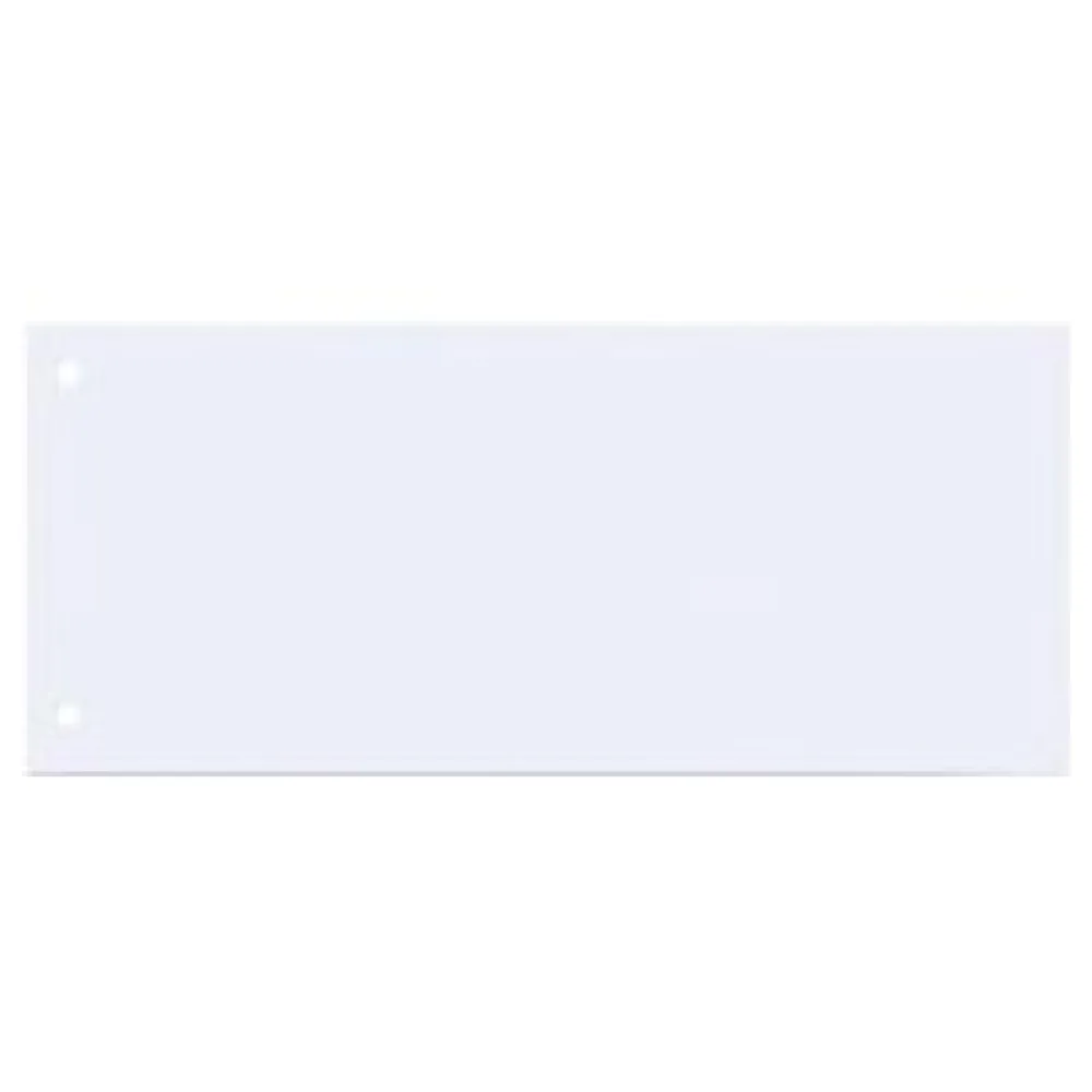Q-CONNECT Trennstreifen, 10,5x24cm, 100 Stück, weiß – Bild 2