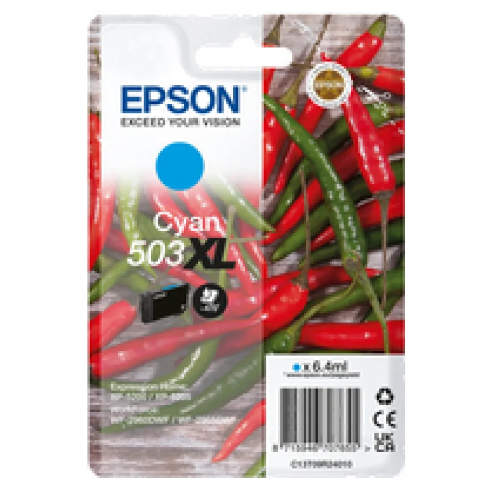 Original Epson C13T09R24010 / 503XL Tintenpatrone cyan – Bild 2