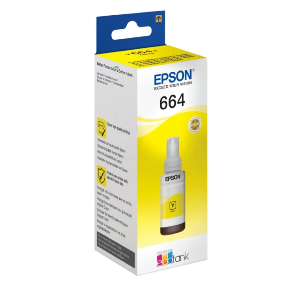 Original Epson C13T664440 / 664 Tintenflasche gelb