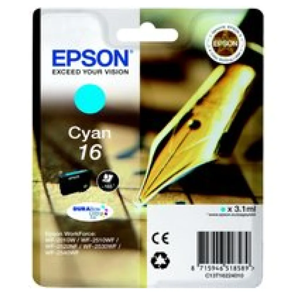Original Epson C13T16224012 / 16 Tintenpatrone cyan – Bild 2