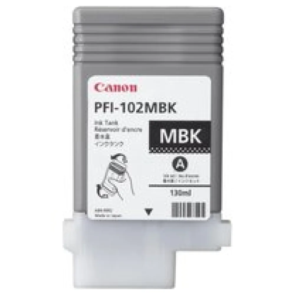 Original Canon 0894B001 / PFI102MBK Tintenpatrone schwarz matt – Bild 2