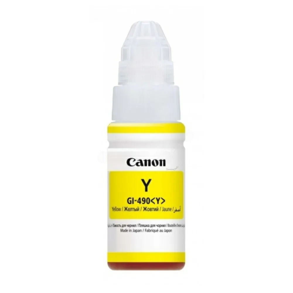 Original Canon 0666C001 / GI490Y Tintenflasche gelb