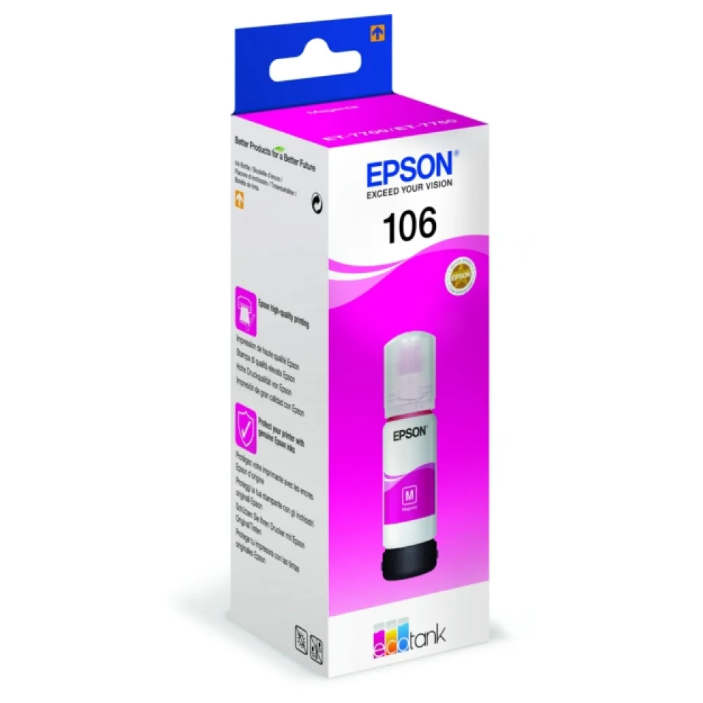 Original Epson C13T00R340 / 106 Tintenflasche magenta