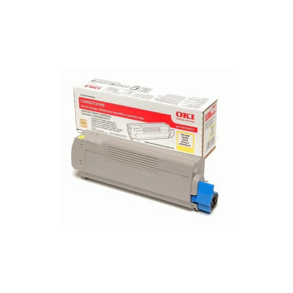 Original OKI 43324421 Toner gelb