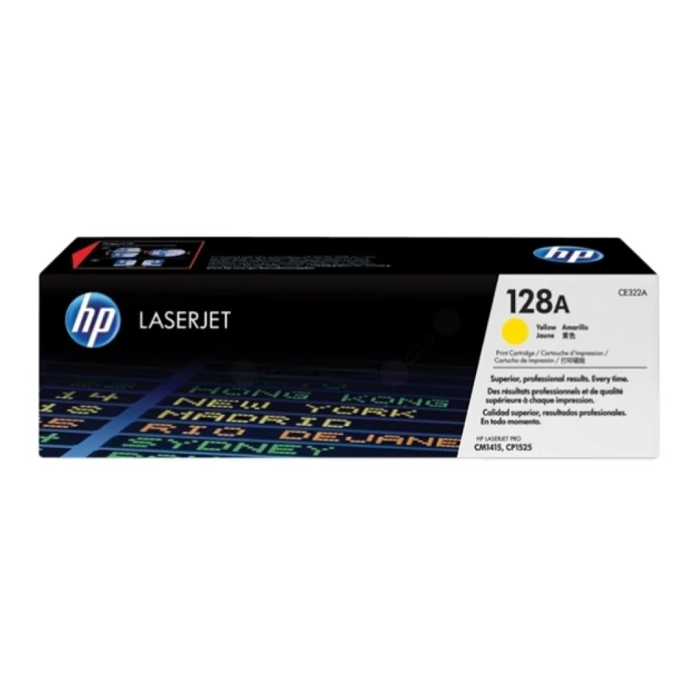 Original HP CE322A / 128A Toner gelb