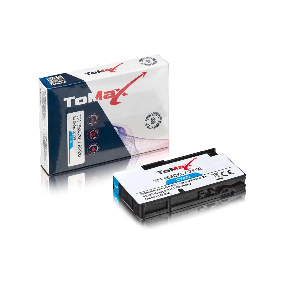 ToMax Premium ersetzt HP F6U16AE / 953XL Tintenpatrone, cyan