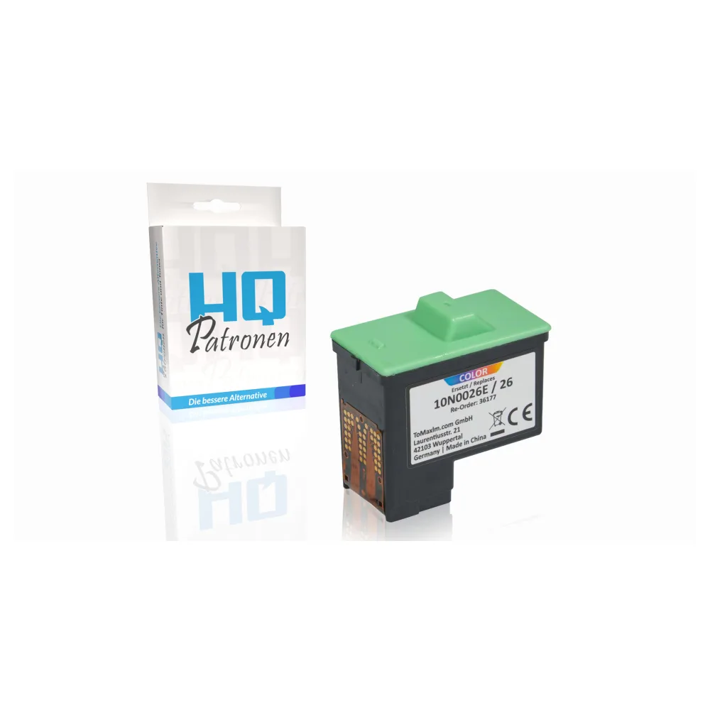 Kompatibel zu Lexmark 10N0026E / 26 Druckkopfpatrone, color