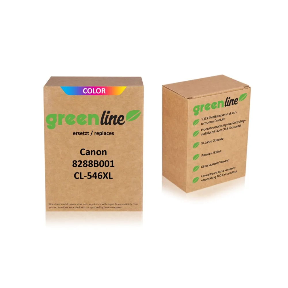 greenline ersetzt Canon 8288B001 / CL-546XL Druckkopfpatrone, color
