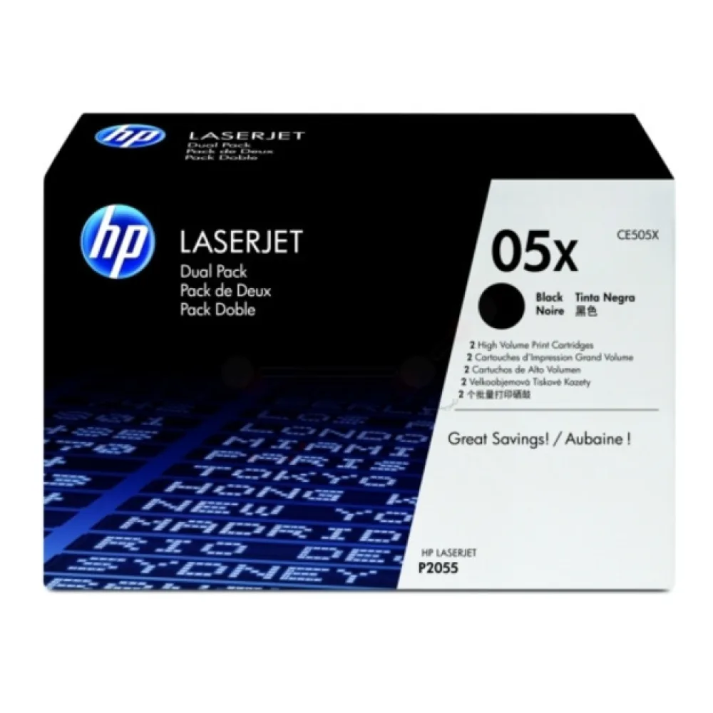 Original HP CE505XD / 05XD Toner schwarz