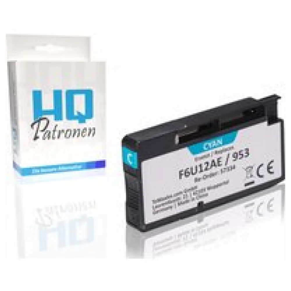 Kompatibel zu HP F6U12AE / 953 Tintenpatrone, cyan – Bild 2
