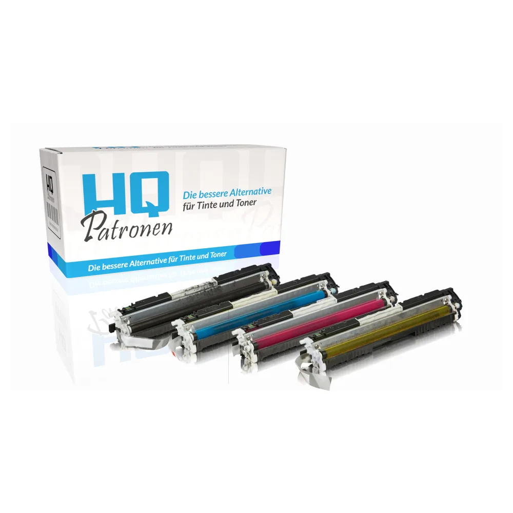 Multipack kompatibel zu HP CE310A / 126A enthält 4x Tonerkartusche