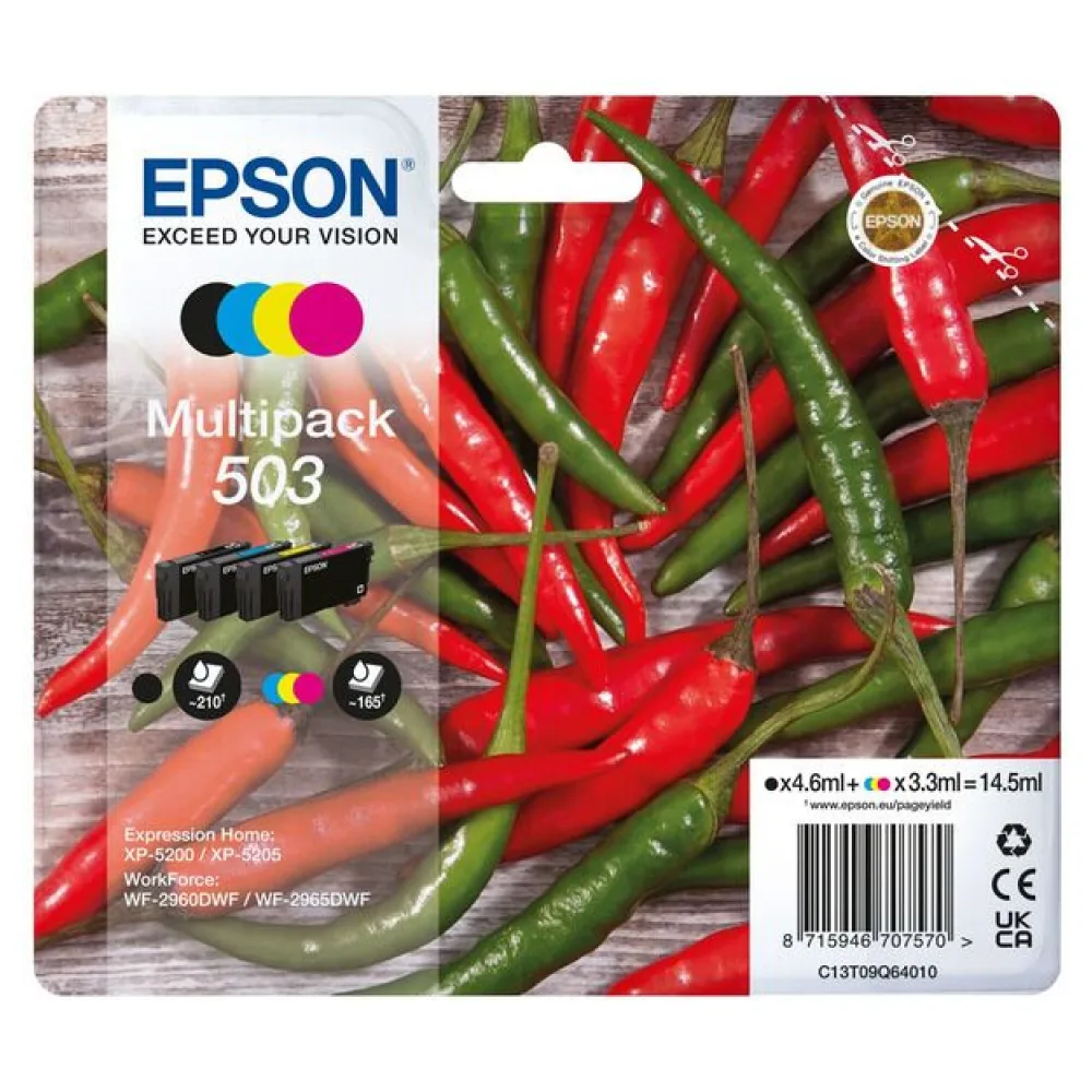 Original Epson C13T09Q64010 / 503 Tintenpatrone Multipack
